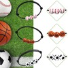 CHRIMISS Party Favors 40PCS Soccer Baseball Basketball Charm Adjustable Inspirational