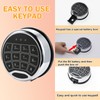 Digital Electronic Keypad Lock for Left Swing Bolt Safes, Gun