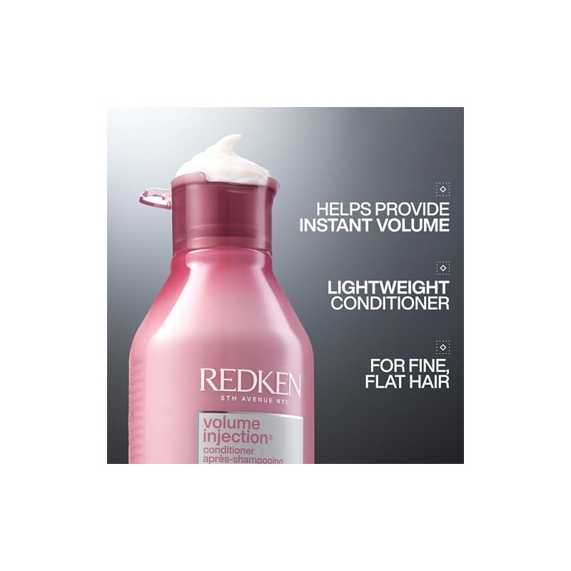 Acondicionador Redken Volume Injection para dar Volumen y Densidad al