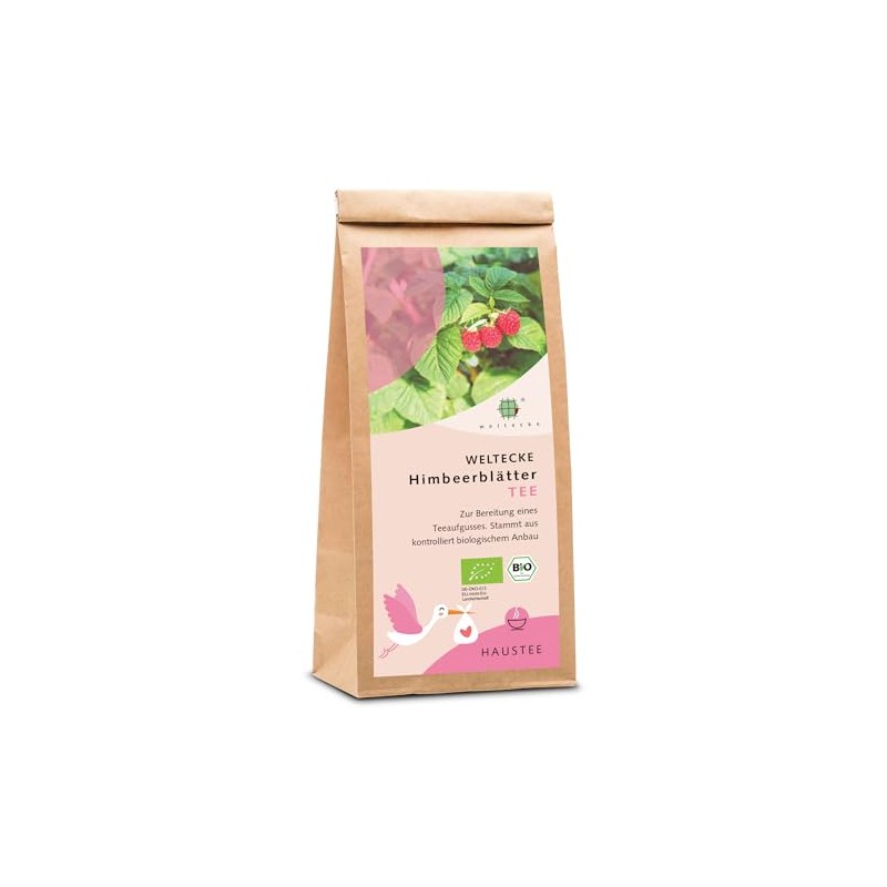 Weltecke Organic Raspberry Leaf Tea Loose 80 g | Natural