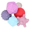 Soft Rubber Building Blocks DIY Infants Toddlers Manual Brain Relief