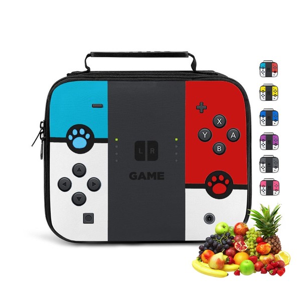 jwsxcfd Lunch Bag Lunch Boxes Reusable Games Insulated Portable Lunch