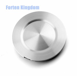 Forten Kingdom New 4PCS 165mm 6 1/2" Silver Brushed Car Hub cap Suit for Trailblazer 2004-2009 Car Wheel Center Cap Hubcaps 9595108 Replacement Accessories Vehicle Part