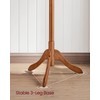 VASAGLE Solid Wood Coat Rack, Free Standing Tree-Shaped Coat Rack