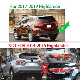 Inner Right side LED Taillihgt Assembly For 2017-2019 Toyota Highlander