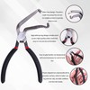 HDZXLLW 8" 60-Degree Electrical Disconnect Pliers - Angled Locking Push