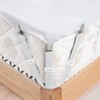 [1+1]Bed sheet fixing clip band clamp holder Blanket prevention straight/Y