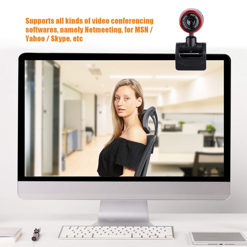 Tyenaza USB Webcam with Microphone, HD Webcam 2.0 Desktop Laptop
