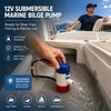 12V Submersible Bilge Pump for Boats – Compact Marine Water