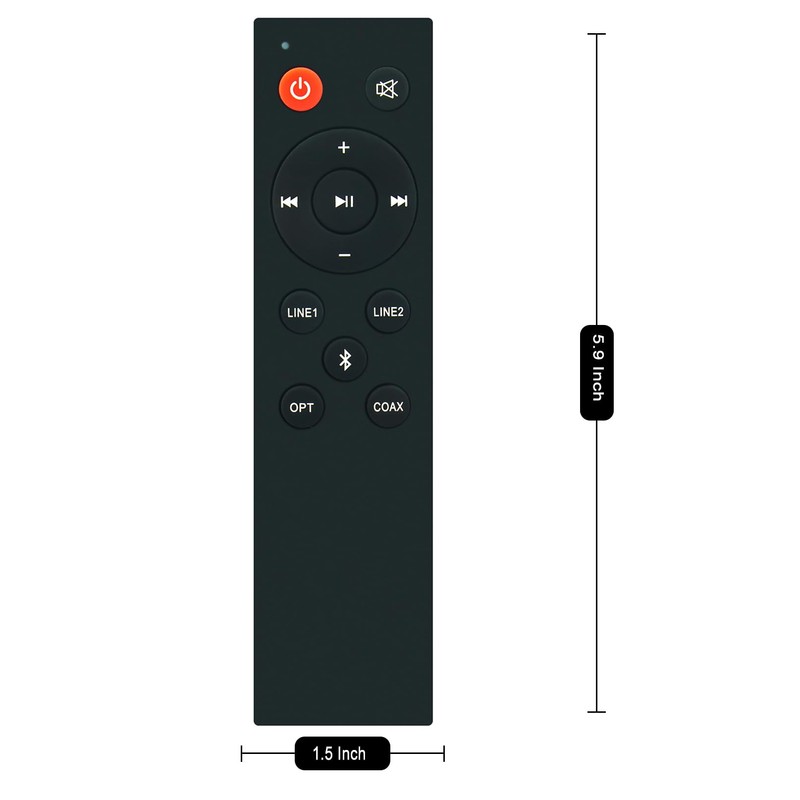 S1000MKII Replacement Remote Control Commander Compatible with Edifier Bookshelf Speaker
