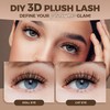 LASHVIEW Diy Eyelash Extension Kit, DIY Cluster Lashes, 10-16mm Multilayered