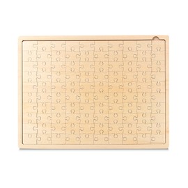 Mr. Pen- Blank Wooden Puzzle, 100 Pieces, 14.2" x 10.6", Wooden Blank Puzzles to Draw on