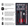SENNMONN M8X1.0 Thread Repair Kit with Insert HSS Drill, Tap,