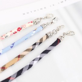 Korean Handmade Aesthetic Cotton Mask Strap, Necklace & Ear Saver for Disposable & Cotton Masks Chuseok Type K 2ea