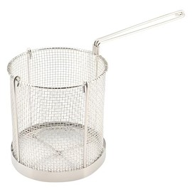 Genware SPB15 Stainless Steel Spaghetti Basket, 15 cm Width, 16 cm Diameter