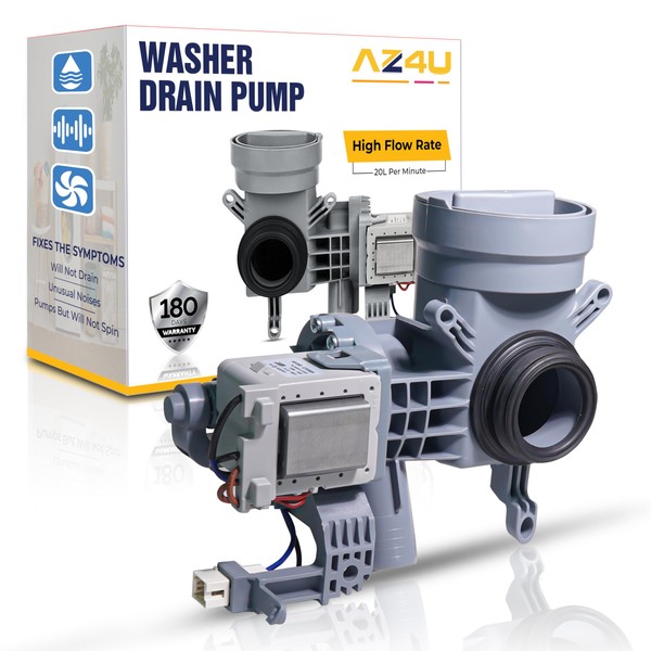 AZ4U Upgraded W10425238, W10605427 Washer Drain Pump Compatible with Whirlpool,