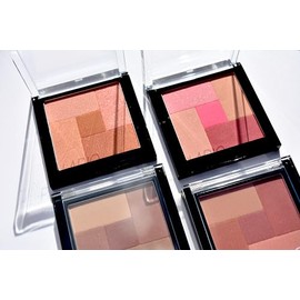 Palladio 2-In-1 Mosaic Blush and Bronzer, Polvo Prensado de Maquillaje Facial Suave y Sedoso, Cinco Tonos de Color desde Rosas Brillantes hasta Marrones Dorados, Sun Kissed