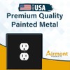 (2 Pack) Jumbo 2-Gang Duplex Outlet Cover Plate – Oversized