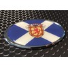 Scotland Lion Emblem Proud Car Oval Domed Sticker 3D 3.25"x