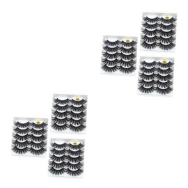 Healeved 2sets Magnetic Eyelashes Lash Extensions Kit Wispy Lash Clusters for Girl Cosmetics Natural Realistic Fake 15pairs*2