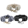 Scrunchie Keychain Wristlet Bracelet, 3 Pcs Stretchy Key Ring Elastic