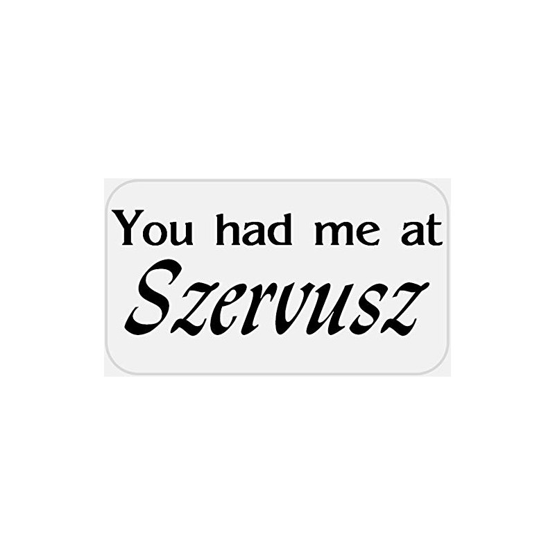 You Had Me at Szervusz - 50 Stickers Pack 2.25