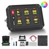 Chelhead 6 Gang Switch Panel RGB Backlight Dimmable Strobe Touch