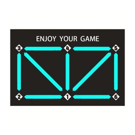 Pixaro Football Training Mat,Football Mastery Mat,Non-Skid Shock Football Training Silent Auxiliary Equipment,Football Skills Mat for Kids/Adult Football