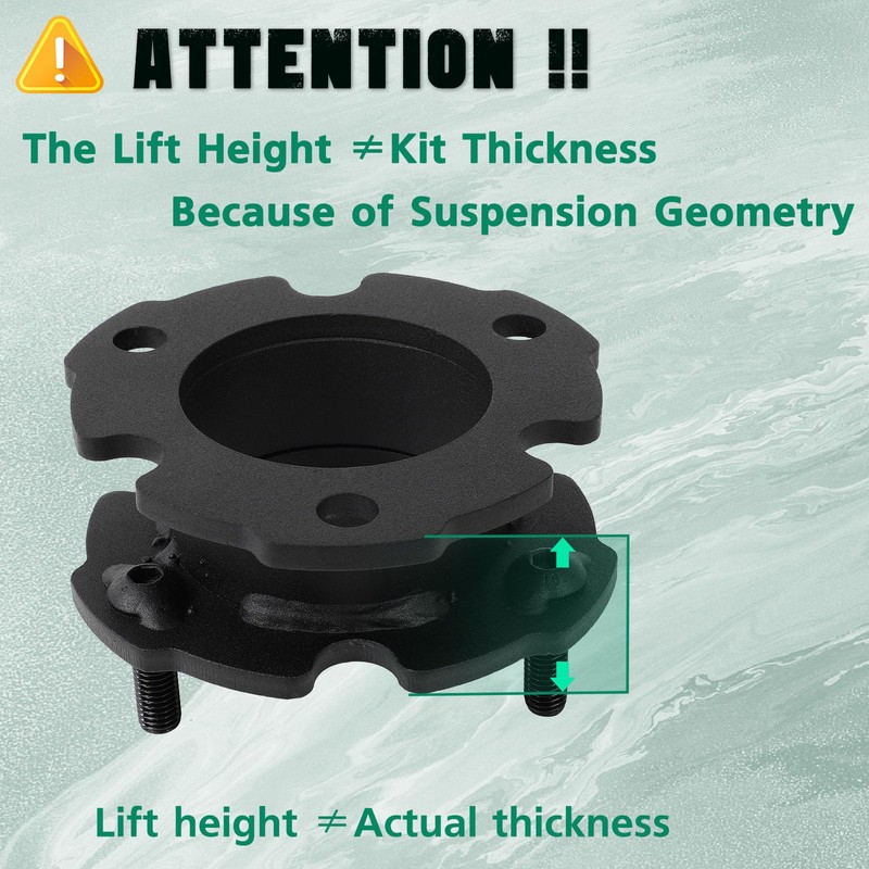 SCITOO 2.5 inch/ 2-3 inch Front/Rear Lift Leveling Kit 2.5"/