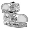 KUAFU Headlight+Corner Light Compatible with 1999-2007 GMC Sierra 1500 2500
