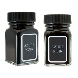 Monteverde 60ml Noir Fountain Pen Ink Bottle (30ml Azure Noir G309AN Ink Bottle - Pack of 2)