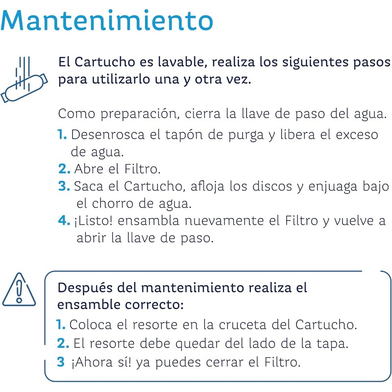 Rotoplas Filtro Autoclin, Negro, Filtro lavable de discos