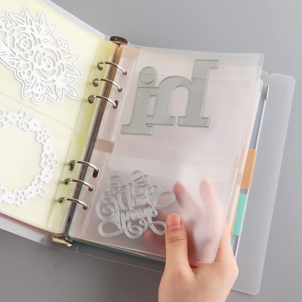 Briartw 20 Sheets Double Grid Page Protectors Pockets For 6