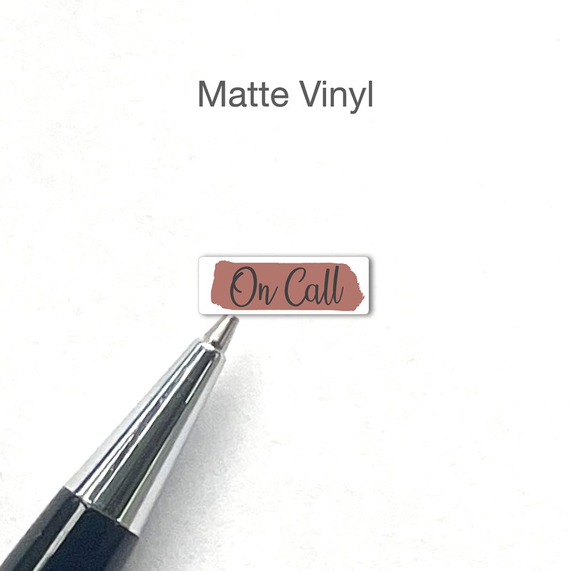 On Call Planner Stickers / 36 Vinyl Stickers (approx 1”)