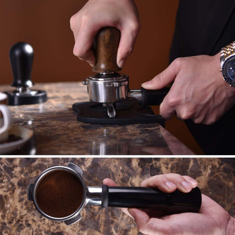 53mm Calibrated Espresso Tamper, MATOW Calibrated Coffee Tamper with Spring