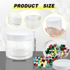 30 Pcs 10 oz Plastic Jars with Lids Wide Mouth