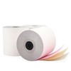 (32 Rolls) 3-ply 3" inch 65' Feet White/Canary/Pink Carbonless Paper