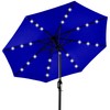 Best Choice Products 10ft Solar Polyester LED Lighted Patio Umbrella