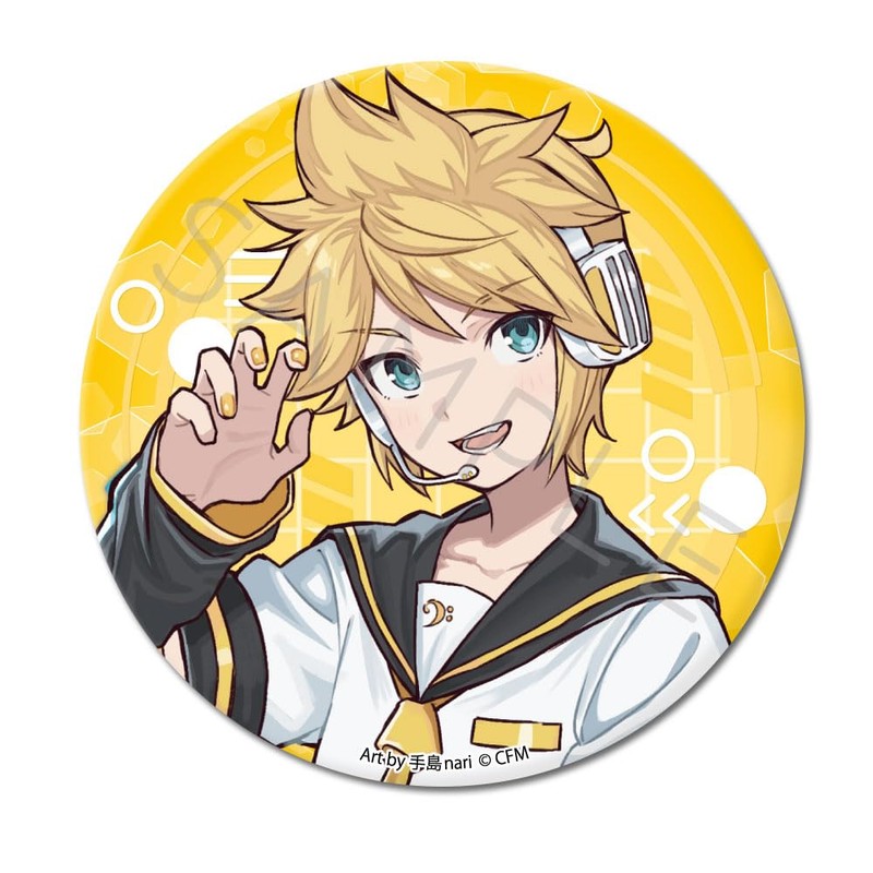 Hatsune Miku & Pear Pro Characters Round Can Badge 3.0