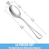 Teaspoon Set,16 Piece 6.7" Spoons Silverware, Premium Food Grade Stainless
