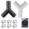 Washing Machine Waste Splitter 2pcs 2 Way y Splitter for