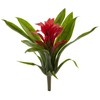 Nearly Natural 10” Bromeliad Artificial Flower Stem, Set of 6,