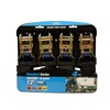 Everest S41121- Ratchet Tie Down Straps - 4 Pk -
