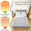 Electric Blanket Heated Throw, Heated Blanket Soft Flannel Heating Blanket