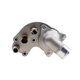 Aluminum Upgraded Metal Thermostat Housing Cover Engine Coolant Water Flange Outlet Fit For Ford Explorer Mercury 2002-2010 Mountaineer 2L2Z8592AA