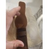 Parker Safety Razor Brown Jeereal Genuine Leather Double Edge Safety