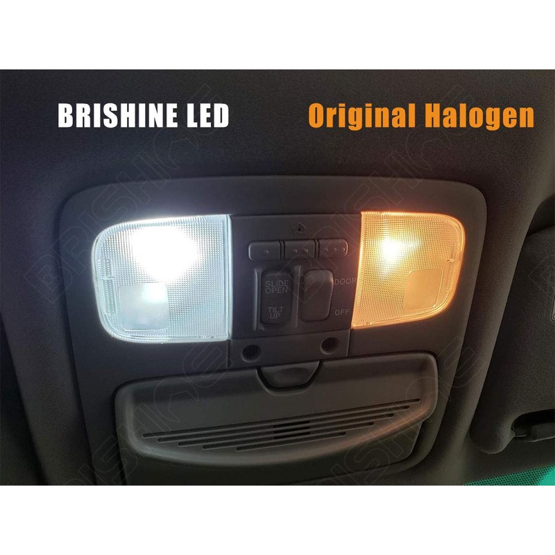 BRISHINE White Interior LED Lights Kit for Lexus GX470 2003