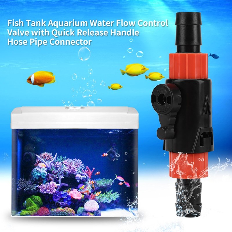 Pssopp Aquarium Water Flow Control Valve Hose Valve Connector Hose