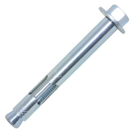 Power Bull Anchor Concrete Sleeve Anchor | 1/2" x 4" | Hex Nut Head | Zinc Plated | 25 Pack