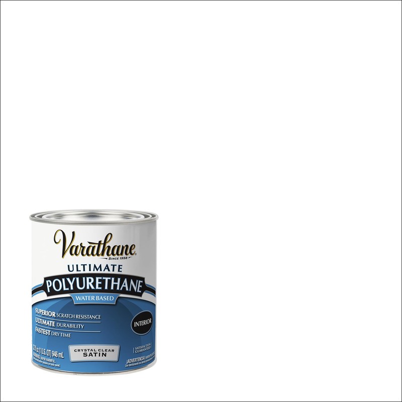 Varathane Water-Based Ultimate Polyurethane, Quart, Satin